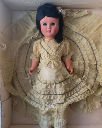 Bambola vintage anni '50  70 cm