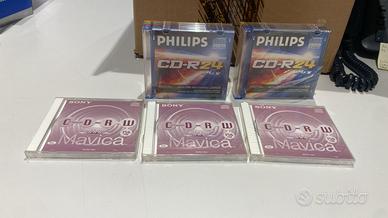 CD-R PHILIPS (210MB) E SONY (156MB)