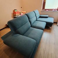 Divano transformer con penisola di grande misure