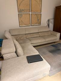 Divano letto angolare con chaise longue relax