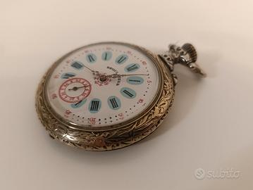 Orologio Roskopf Regolateur ore bulinate Remontoir