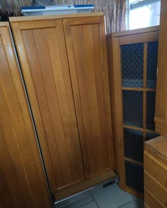 Pensili cucina in legno h148 + cassettiera USATO