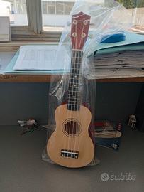 ukulele soprano nuovo in legno di tiglio tastiera 