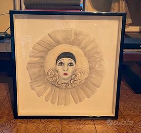 cuscino dipinto a mano