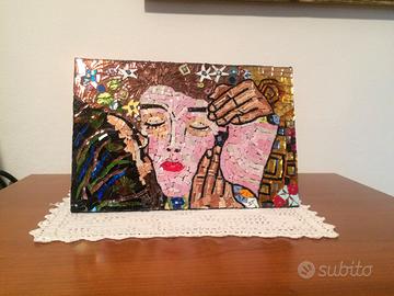 Mosaico” bacio di Klimt”