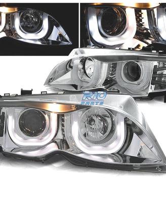 FARI BMW E46 4 PORTE 01-05 ANGEL EYES A U FONDO CR