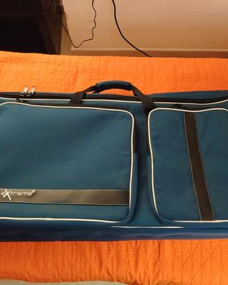 Pedal board artigianale in legno di abete + borsa