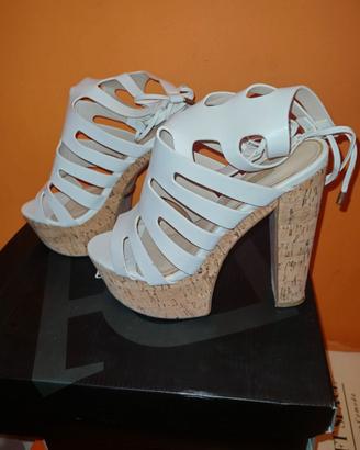 Sandali bianchi donna