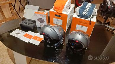 COPPIA CASCHI CON INTERFONO