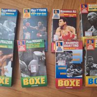 32 VHS "i campioni leggendari della Boxe"