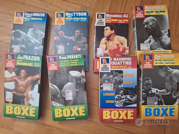 32 VHS "i campioni leggendari della Boxe"