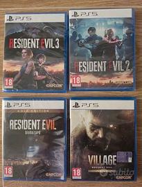 Sony PS5 - Resident Evil 2, 3, 7 e 8 NUOVI