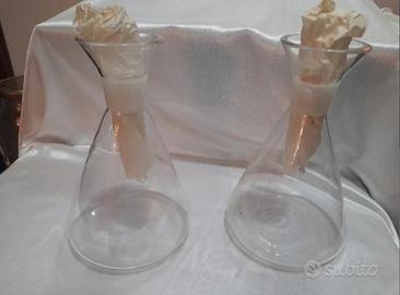 bottigline con dosatori olio e aceto in vetro 