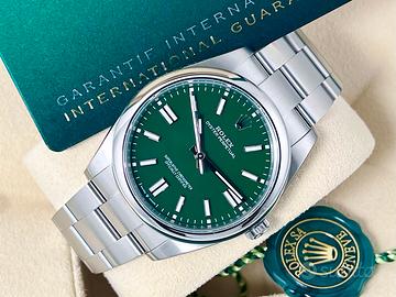 Rolex Oyster Perpetual 41mm Verde - Dicembre 2024