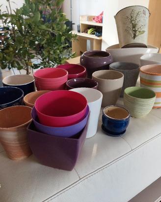 Vasi in ceramica x fiori/piante