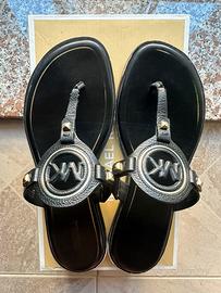 Infradito Michael Kors pelle nera mis 39