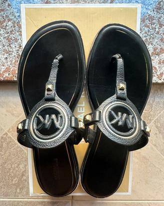 Infradito Michael Kors pelle nera mis 39