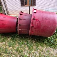  3 botti per il mosto in plastica