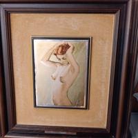Nudo di Fornoni su lamina argento 800 certificato