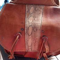 Borse cuoio e pitone