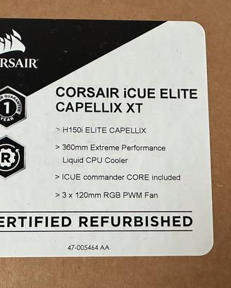 Corsair H150i Elite Capellix XT + LCD