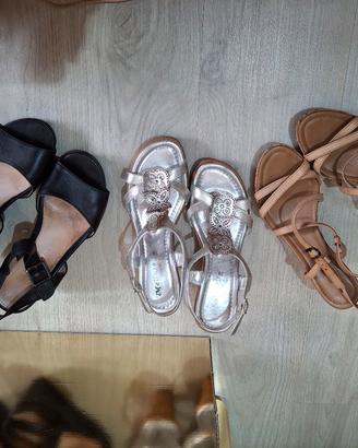 sandali moda comoda  3 paia