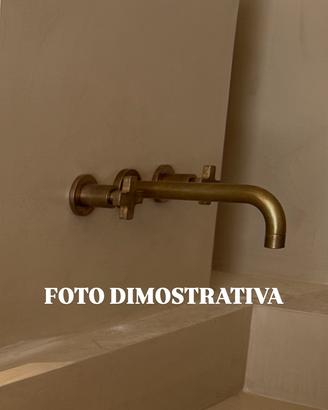 Rubinetteria Bongio Alcor completa lavabo incasso
