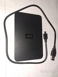 Hard disk esterno USB 2.5 pollici WD 500GB