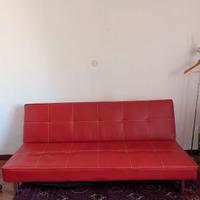 Divano rosso 2/3 posti