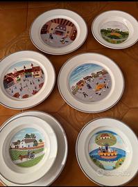 Servizio Villeroy e Boch da 18 pezzi design Naif