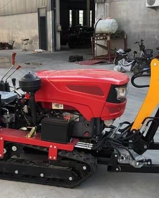TRATTORE 35CV ESCAVATORE PALA ZAPPATRICE TRINCIA