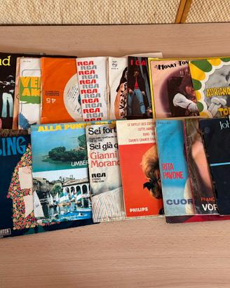 Lotto Vinili 45 Giri Vintage