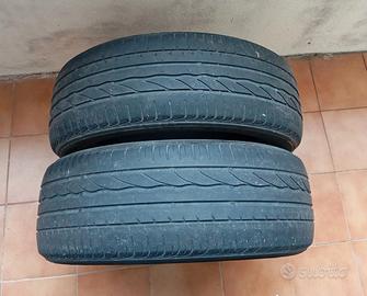 Due gomme usate per autovettura 195-55-R 16-H 87