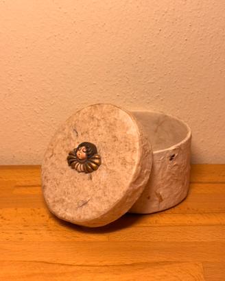 Scatolina THUN rotonda con coperchio decorativo