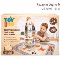 Razzo in Legno Toylino 25pz 3+ anni