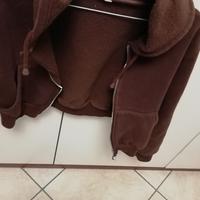 Felpa ragazza colore marrone 