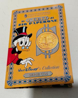 Medaglia Disney Zio Paperone 1° Cent – Argento 986
