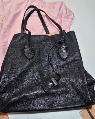 Borsa Coccinelle in vera pelle martellata