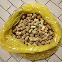 Tappi di sughero usati