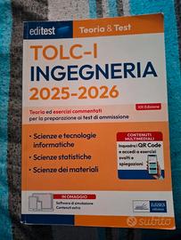 TOLC-I Ingegneria 2025-2026 Teoria & Test EdiSES E