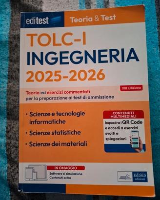 TOLC-I Ingegneria 2025-2026 Teoria & Test EdiSES E