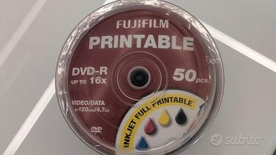 50 DVD-R Vergini Fujifilm 16x Stampabili
