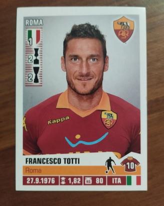 FRANCESCO TOTTI CALCIATORI PANINI 2012-13 - MINT