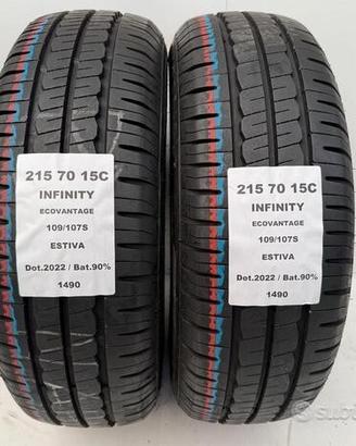 2 gomme 215 70 15c infinity a1490