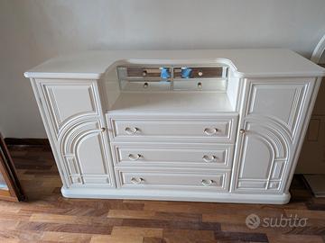 Set camera da letto laccato bianco 