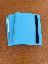 Raccoglitore carte 4 x foglio - 3 x azzurro