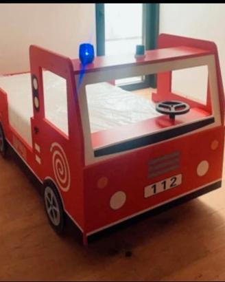 Letto per bambini vigili del fuoco