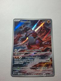 Groudon illustration rare PAR 199/182 ITA