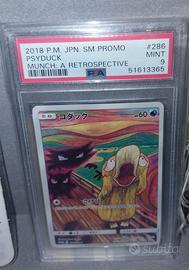 Psyduck urlo di munch gradato PSA 9