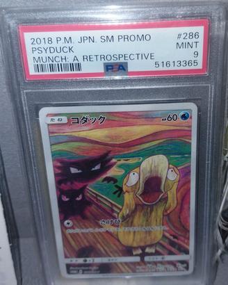 Psyduck urlo di munch gradato PSA 9